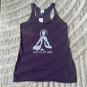 COPY - NWT Size Large Yoga Workout Pet Inspired Tank top